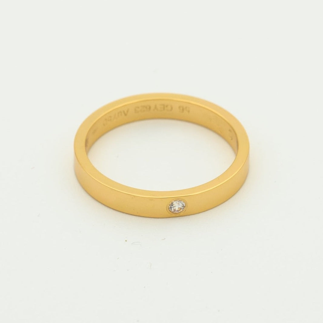 [LUCKY LOVE]LOVE RING 4MM 1 DIAMOND