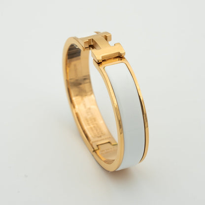 [LUCKY LOVE]H WHITE BRACELET