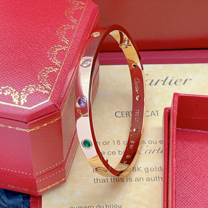 [LUCKY LOVE]2026 RAINBOW LOVE BRACELET 6.1MM  10 DIAMONDS