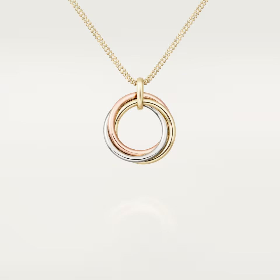 [LUCKY LOVE]TRINITY LARGE NECKLACE
