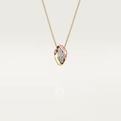 [LUCKY LOVE]TRINITY CUSHION NECKLACE COLLECTION