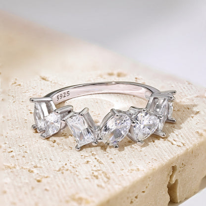 [LUCKY LOVE]Delicate Multi Cut Ring