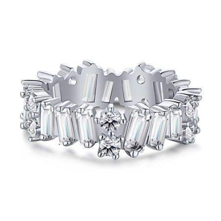 [LUCKY LOVE]Delicate Multi Shape Tennis Ring