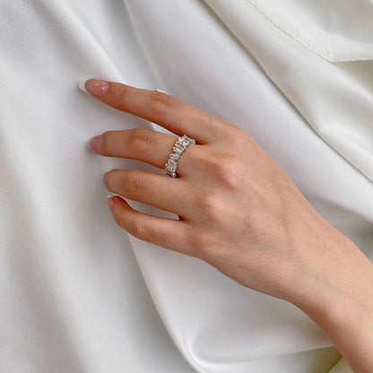 [LUCKY LOVE]Delicate Multi Shape Tennis Ring