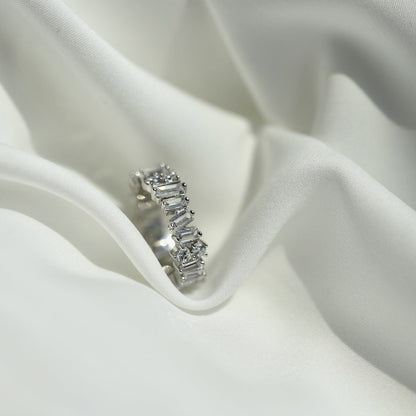 [LUCKY LOVE]Delicate Multi Shape Tennis Ring