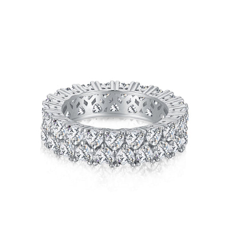 [LUCKY LOVE]Sparkling Full Heart Ring