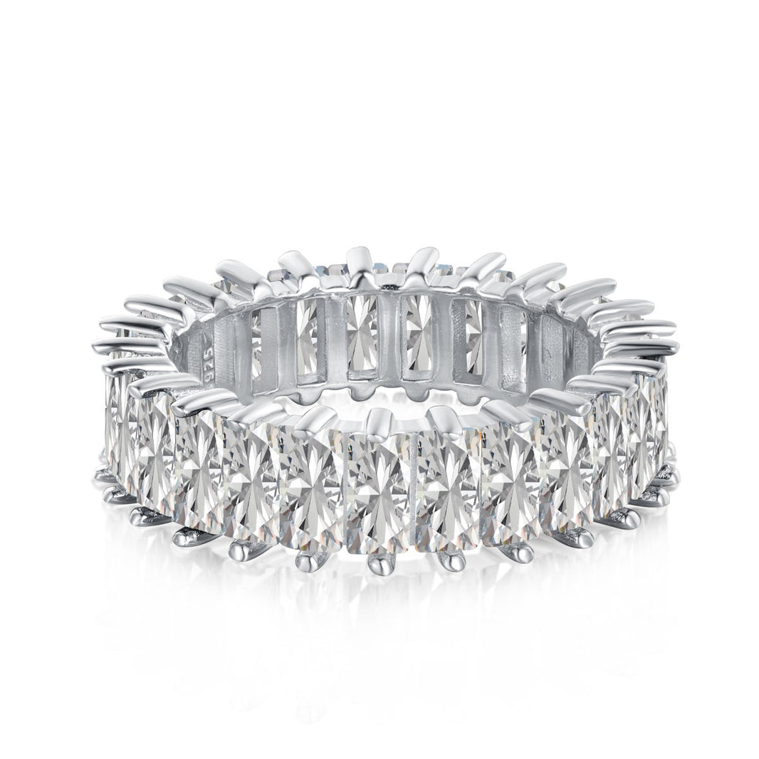 [LUCKY LOVE]Unique Colorful Radiant Cut RIng
