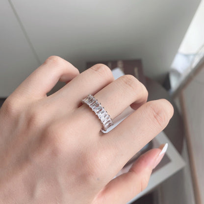 [LUCKY LOVE]Unique Colorful Radiant Cut RIng