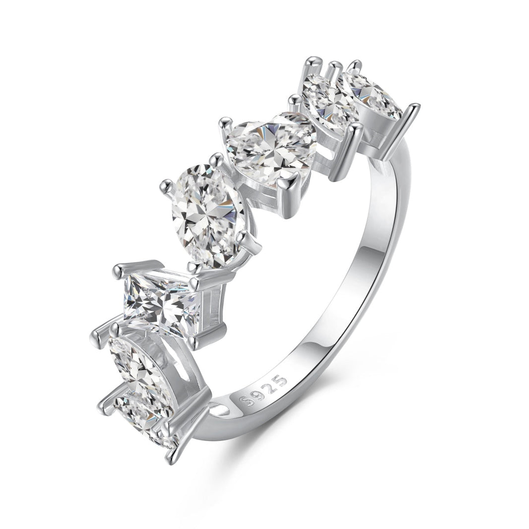 [LUCKY LOVE]Delicate Multi Cut Ring