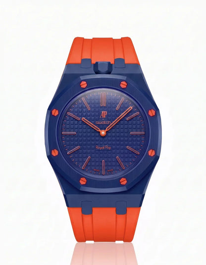 Silicone Strap & Case  Royal Pop Orenji Hachi(Customize  Colors)