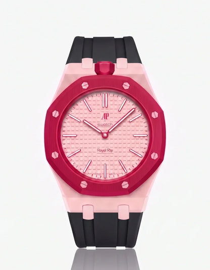 Silicone Strap &  Case  Royal Pop Otto Rosso(Customize  Colors)