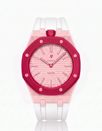 Silicone Strap &  Case  Royal Pop Otto Rosso(Customize  Colors)