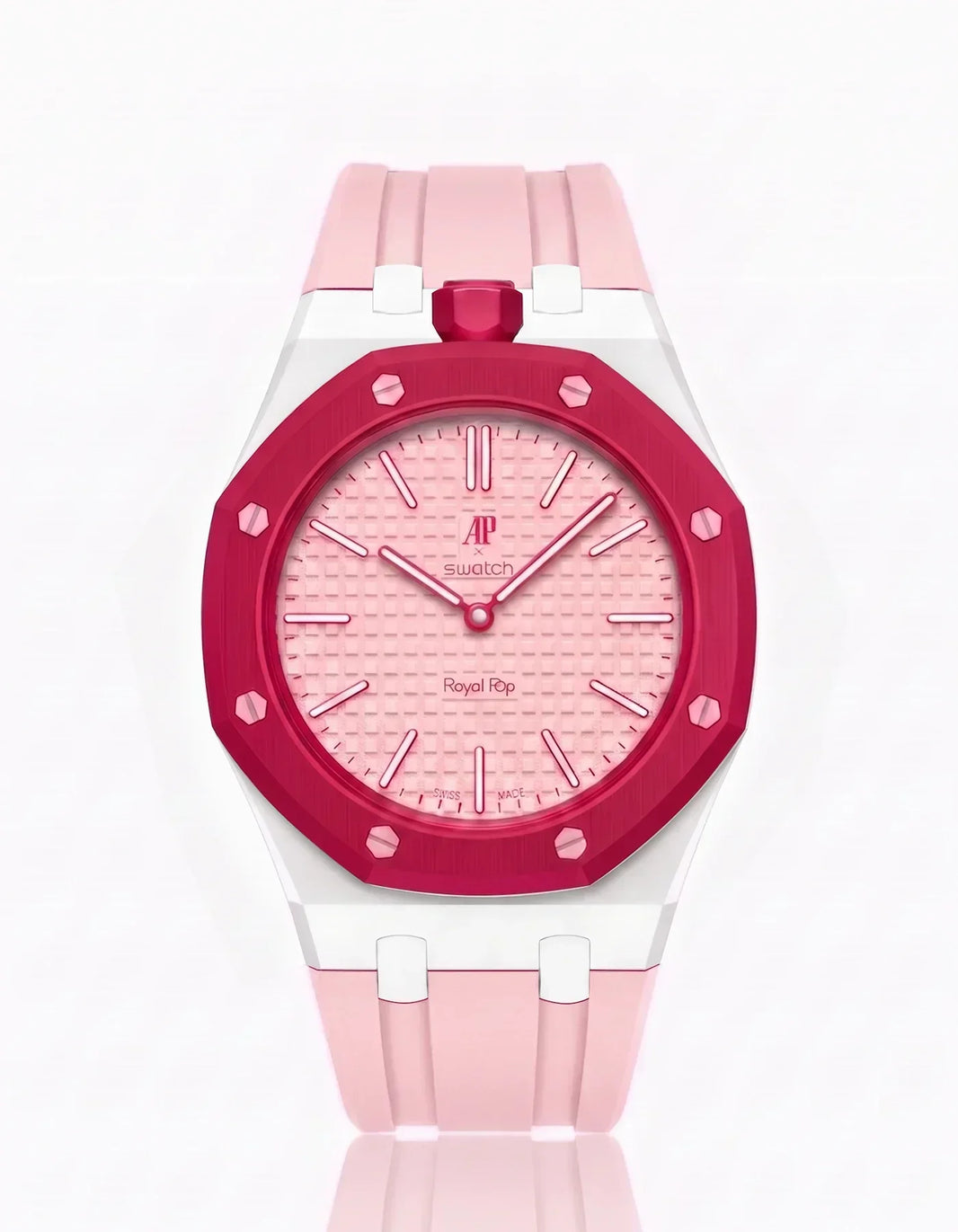 Silicone Strap &  Case  Royal Pop Otto Rosso(Customize  Colors)
