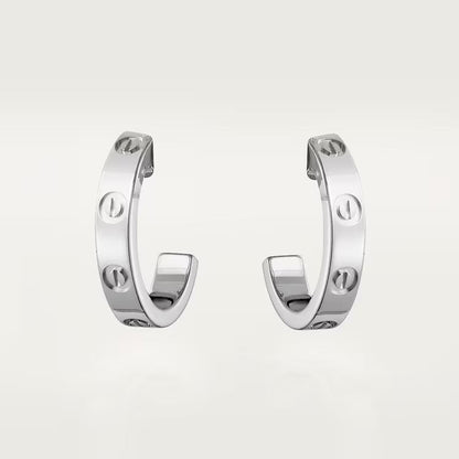 [LUCKY LOVE]LOVE EARRINGS 2.65 MM NO DIAMOND SMALL
