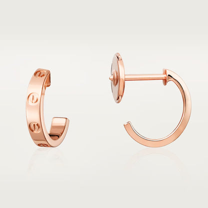 [LUCKY LOVE]LOVE EARRINGS 2.65 MM NO DIAMOND SMALL
