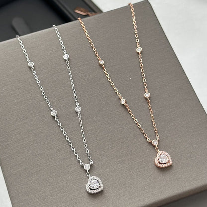 [LUCKY LOVE]JOY HEART DIAMOND NECKLACE