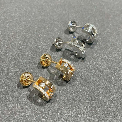 [LUCKY LOVE]MOVE ROMANE EARRINGS DIAMOND