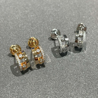 [LUCKY LOVE]MOVE ROMANE EARRINGS DIAMOND