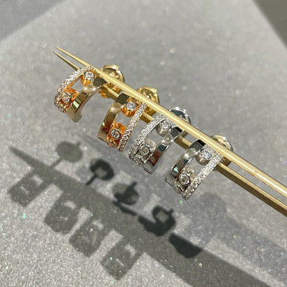 [LUCKY LOVE]MOVE ROMANE EARRINGS DIAMOND