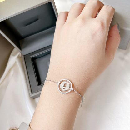 [LUCKY LOVE]LUCKY MOVE PAVED DIAMOND BRACELET
