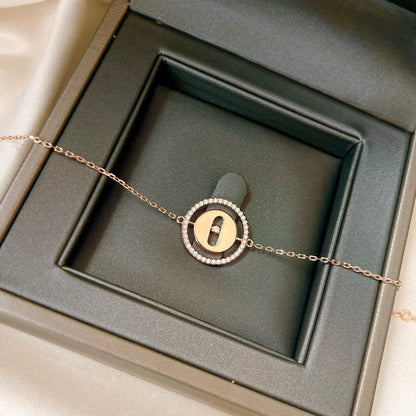 [LUCKY LOVE]LUCKY MOVE PAVED DIAMOND BRACELET