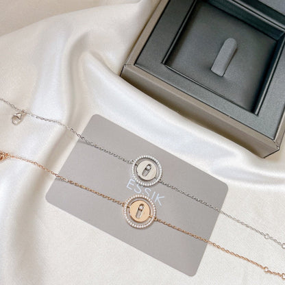 [LUCKY LOVE]LUCKY MOVE PAVED DIAMOND BRACELET