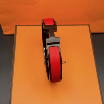 [LUCKY LOVE]CLIC HM SO BLACK RED BRACELET
