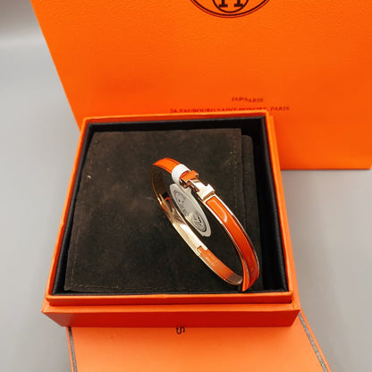 [LUCKY LOVE]CLASSIC HM CLIC RED 8MM ENAMEL BRACELET