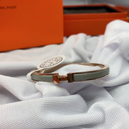 [LUCKY LOVE]CLASSIC HM CLIC GREEN 8MM ENAMEL BRACELET