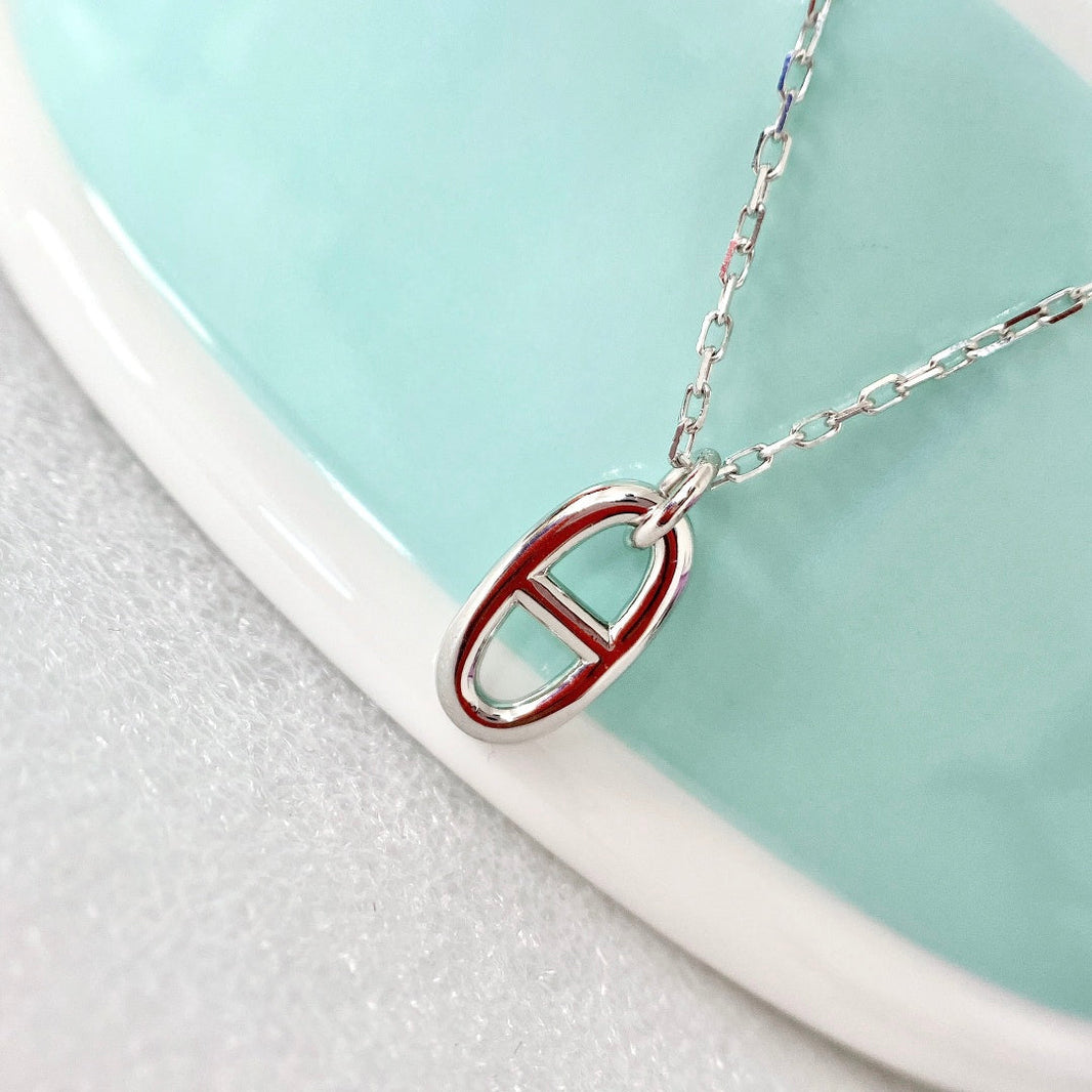 [LUCKY LOVE]HM PIG NOSE NECKLACE