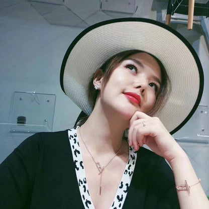 [LUCKY LOVE]HM NECKLACE PLATINUM ROSE GOLD DIAMOND