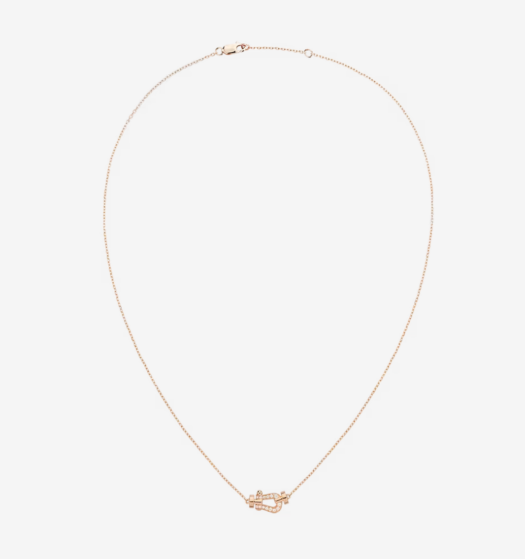 [LUCKY LOVE]FORCE 10 DIAMOND PINK GOLD NECKLACE MINI MODEL