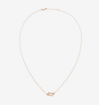 [LUCKY LOVE]FORCE 10 DIAMOND PINK GOLD NECKLACE MINI MODEL