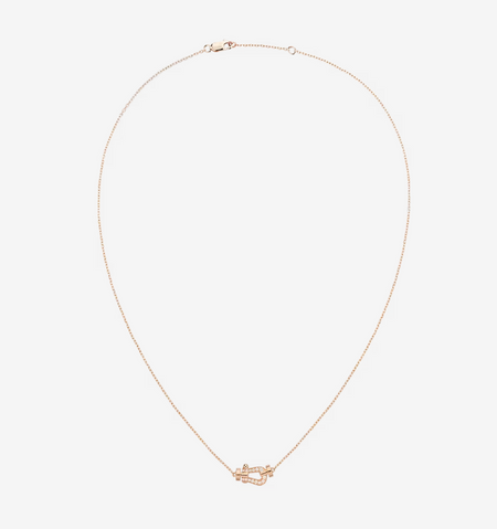 [LUCKY LOVE]FORCE 10 DIAMOND PINK GOLD NECKLACE MINI MODEL