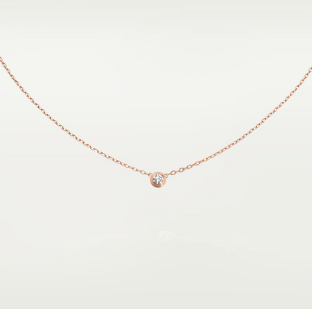 [LUCKY LOVE]DAMOUR DIAMOND NECKLACE