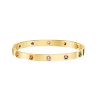 [LUCKY LOVE]2026 RAINBOW LOVE BRACELET 6.1MM  10 DIAMONDS
