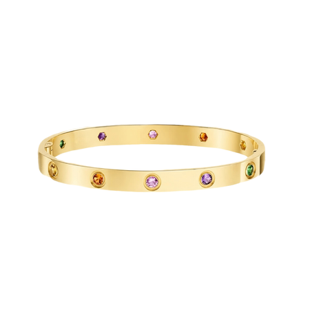 [LUCKY LOVE]2026 RAINBOW LOVE BRACELET 6.1MM  10 DIAMONDS