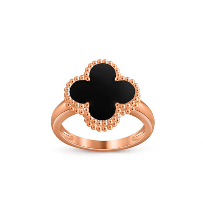 [LUCKY LOVE]CLOVER RING ROSE GOLD COLLECTION