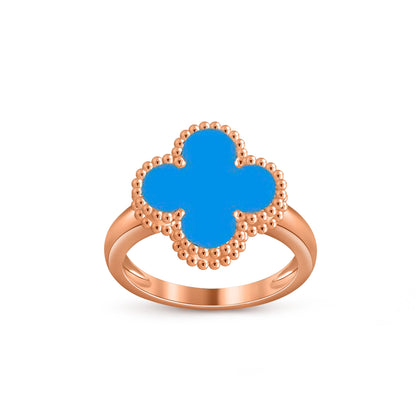 [LUCKY LOVE]CLOVER RING ROSE GOLD COLLECTION