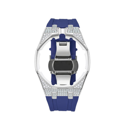 Royal Oak Pop Exclusive Steel Case With Diamond(Moissanite) & Silicone Strap