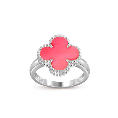 [LUCKY LOVE]CLOVER SILVER RING COLLECTION