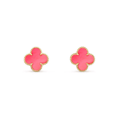 [LUCKY LOVE]CLOVER 15MM EARRINGS COLLECTION
