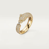 [LUCKY LOVE]PANTHERE FULL DIAMOND SMALL RING