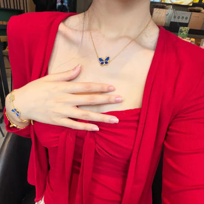 [LUCKY LOVE] 2026 NEW LUCKY BUTTERFLY 1 MOTIFS NECKLACE