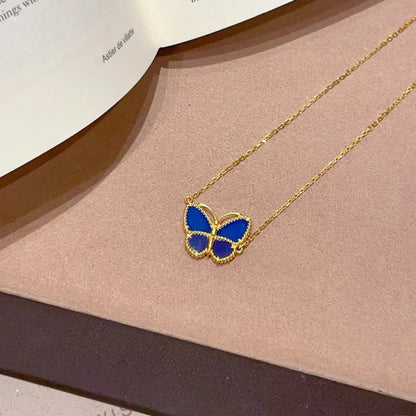 [LUCKY LOVE] 2026 NEW LUCKY BUTTERFLY 1 MOTIFS NECKLACE