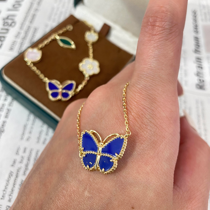 [LUCKY LOVE] 2026 NEW LUCKY BUTTERFLY 1 MOTIFS NECKLACE