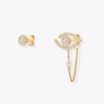 [LUCKY LOVE]Lucky Eye Diamond Earrings