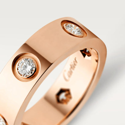 [LUCKY LOVE]LOVE 5.5MM 6 DIAMOND RING