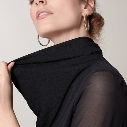 [LUCKY LOVE]CLASH HOOP LARGE EARRINGS