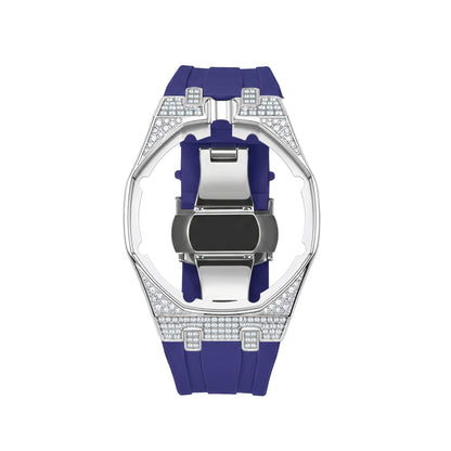 Royal Oak Pop Exclusive Steel Case With Diamond(Moissanite) & Silicone Strap